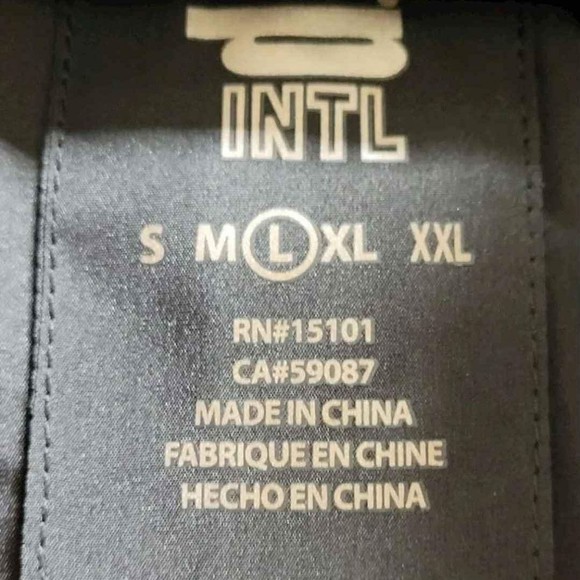 NEW Intl Details Black Coat Faux Fur Jacket Size Large - Picture 4 of 5